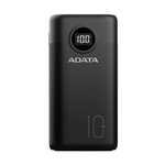 A-Data P10000QCD prenosna baterija, 10000 mAh, USB-A, USB-C, črna