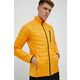 Športna jakna Jack Wolfskin Routeburn Pro Ins rumena barva - rumena. Športna jakna iz kolekcije Jack Wolfskin. Delno podložen model, izdelan iz materiala, ki ščiti pred mrazom, vetrom in snegom.