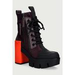 United Nude gležnarski čevlji s polno peto (blok) ženski Grip Cap Mid bordo 11031993201