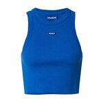 HUGO Top kobalt modra / bela 17998988