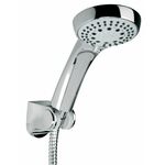 SERA tuš set (gibljiva cev 150 cm, prha 5 funkcij, držalo za prho) krom