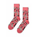Nogavice Happy Socks Dancing Flower Sock roza barva - roza. Nogavice iz kolekcije Happy Socks. Model izdelan iz elastičnega, vzorčastega materiala.