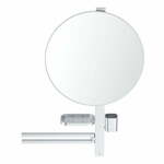 Stensko ogledalo s polico/z obešalnikom ø 51 cm ALU+ – Ideal Standard