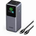 Ugreen Prenosna polnilna baterija 20.000mAh, 130W s pametnim digitalnim zaslonom