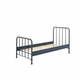 Temno modra kovinska otroška postelja 90x200 cm BRONXX – Vipack