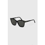 Sončna očala Tom Ford ženska, črna barva, FT1087_5405D - črna. Sončna očala iz kolekcije Tom Ford. Model z enobarvnimi stekli in okvirji iz plastike. Ima filter UV 400.