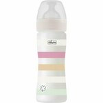 CHICCO Steklenička Well-being silikon 250ml punčka