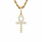 Obesek ICED STUFF Micro Ankh Zlata