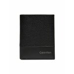 Calvin Klein Velika moška denarnica Subtle Mix Bifold 6Cc W/Coin K50K511667 Črna