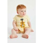 Body za dojenčka Bobo Choses - rumena. Body za dojenčka iz kolekcije Bobo Choses. Model izdelan iz pletenine s potiskom.