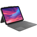 Logitech tipkovnica Combo Touch za iPad, siva
