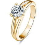 Beneto Srebrni prstan s kristali AGG199 (Obseg 60 mm) srebro 925/1000