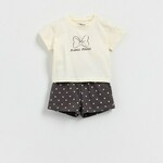 Reserved - BABIES` BLOUSE & SHORTS - kremna kremna 100% BOMBAŽ 9741X-01X