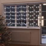 vidaXL LED zavesa z zvezdicami 500 LED lučk hladno bela 8 funkcij