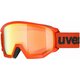 Očala Uvex Athletic Fm rdeča barva - oranžna. Očala iz kolekcije Uvex. Model z lečami s prevleko proti megljenju.