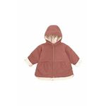 Otroška jakna Konges Sløjd roza barva - roza. Otroški jakna iz kolekcije Konges Sløjd. Prehoden model, izdelan iz gladkega materiala.
