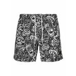 Urban Classics Kratke kopalne hlače črna / bela 5688875