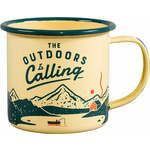 Gentlemen's Hardeware Emajlirana skodelica - The Outdoors is Calling - 1 k