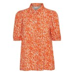 ICHI Bluza 'AYA' temno bež / oranžna / korala 18030643