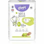BELLA Baby Happy Soft&Delicate Size 0 Before Newborn plenice za enkratno uporabo ≤ 2 kg 46 kos
