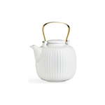Bel porcelanast čajnik Kähler Design Hammershoi, 1,2 l