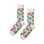 Nogavice Happy Socks Flower Sock - pisana. Nogavice iz kolekcije Happy Socks. Model izdelan iz elastičnega, vzorčastega materiala.