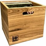 Music Box Designs 7" Vinyl Storage Singles Going Steady Škatla za vinilne plošče Oiled Oak