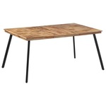 vidaXL Jedilna miza 169x98,5x76 cm trdna tikovina