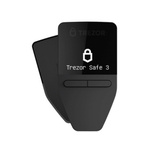 TREZOR denarnica za Bitcoin in druge kriptovalute Safe 3, črna