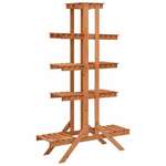 shumee Stojalo za rastilne 83x25x132 cm trden les jelke