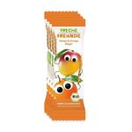 4x FRECHE FREUNDE BIO Sadna ploščica Mango in pomaranča 23 g, 12m+