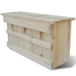 shumee Škatla za gnezdenje vrabcev 44 x 15,5 x 21,5 cm