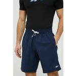 Kratke hlače za vadbo Reebok Workout Ready moške, mornarsko modra barva - mornarsko modra. Kratke hlače za vadbo iz kolekcije Reebok. Model izdelan iz materiala, ki odvaja vlago.