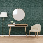 vidaXL Stenski paneli 48 kosov zeleni 50x50 cm EPS 12 m² diamant
