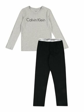 Calvin Klein Underwear otroška mehuša 104-176 cm - siva. Pižama iz zbirke Calvin Klein Underwear. Model iz dve različni povezavi pletene tkanine.
