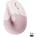 Navpična miška Lift Dark Rose LOGITECH