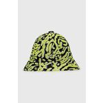 Kangol Klobuk - zelena. Klobuk iz zbirke Kangol. Model, z ozkim rojem narejen iz vzorec materiala.