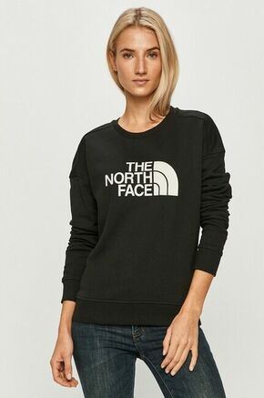 The North Face bombažna mikica - črna. Mikica iz kolekcije The North Face. Model izdelan iz debele