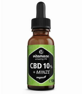 Vitamaze Ustno olje CBD 10% z okusom mete - 10 ml