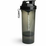 Smartshake Slim športni shaker + rezervoar barva Black 500 ml