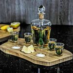 Northix Set dekanterjev z vrčem, pladnjem in kozarcem - 84 cl
