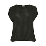 KAFFE CURVE Bluza 'Lio' zlata / črna