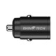 RhinoTech MINI avtomobilski polnilec USB-C + USB-A 30W, črn (RTACC324)