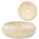 Umivalnik 40x12 cm marmor krem