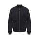 Bomber jakna AllSaints moški, črna barva, - črna. Bomber jakna iz kolekcije AllSaints. Nepodloženi model izdelan iz enobarvnega materiala.