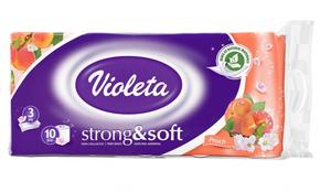 Violeta Strong &amp; Soft toaletni papir Breskev