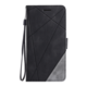 Preklopna torbica za Samsung Galaxy A25 5G, WLGO-Lines, črna