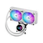 ASUS CPU vodni hladilnik AIO ROG STRIX LC III 240 ARGB WHITE, 2x120mm, LGA1851, AM5