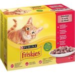 NEW Friskies Meat Mix - mokra hrana za mačke - 12 x 85 g