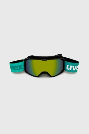 Smučarska očala Uvex Xcitd CV zelena barva - zelena. Smučarska očala iz kolekcije Uvex. Model zagotavlja visoko stopnjo zaščite pred soncem.